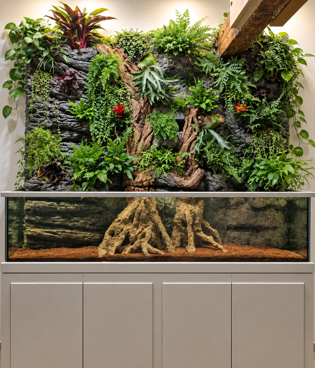 Aquarium végétalisé de 600 litres à Paris